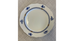 Salzburg Indigo Dinner Plate  rental Greater Northern Michigan
