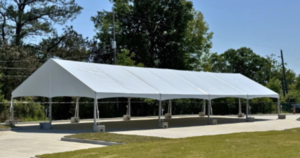 30 x 100 White Frame Tent rental Los Angeles, CA