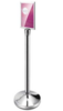 Chrome Stanchion with Sign Holder rental in Seattle-Tacoma, WA