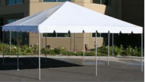 White Tent 20x20 rental Lafayette, LA