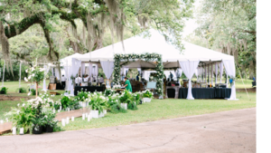 White Tent 40x100 rental Lafayette, LA