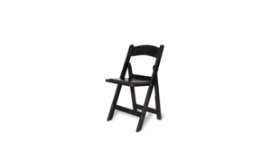 Resin Folding Chair Black rental Lafayette, LA