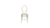 Oval Back Chair White rental in Lafayette, LA