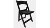 Folding Black Garden Chair w/ Black Cushion rental in San Antonio, TX