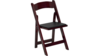 Folding Mahogany Garden Chair w/ Black Cushion rental in San Antonio, TX