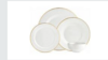 Avea Gold Rimmed Dinner Plate  rental in Fort Collins-Loveland, CO