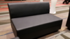 Black Matte Leather Lounge - Loveseat rental in San Antonio, TX