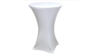 White Spandex, fitted for 30" round hiboy rental in Lafayette, LA