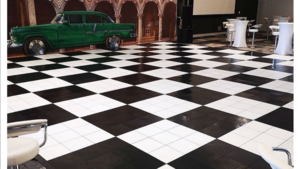 18x18 Black and White Dance Floor rental Fort Collins-Loveland, CO