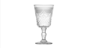 Clear Debutante Water Goblet Glass 10oz |  rental Fort Collins-Loveland, CO