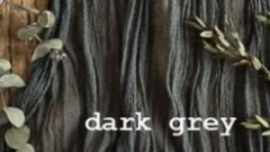 Dark Grey Gauze Table Runner rental Fort Collins-Loveland, CO