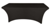 Black Spandex Fitted Tablecloth Cover 90 x 156 rental in Fort Collins-Loveland, CO