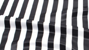 Lamour Stripe - Black & White 1-Inch - 54x54 rental San Antonio, TX