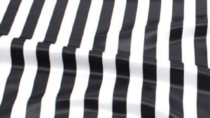 Lamour Stripe - Black & White 1-Inch - 85x85 rental San Antonio, TX