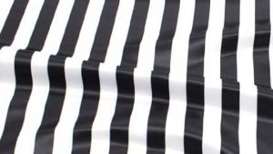 Lamour Stripe - Black & White 1-Inch - 90x90 rental San Antonio, TX
