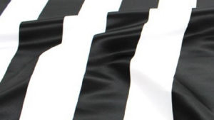 Lamour Stripe - Black & White 3 Inch - 108x108 rental San Antonio, TX