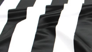 Lamour Stripe - Black & White 3 Inch - 54x54 rental San Antonio, TX