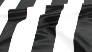 Lamour Stripe - Black & White 3 Inch - 72x72 rental San Antonio, TX