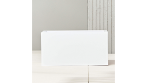 White Metal Planter Box Rectangle rental Lafayette, LA