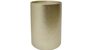 Gold Hammered Side Table rental Lafayette, LA