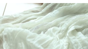 Ivory Gauze Table Runner rental Fort Collins-Loveland, CO