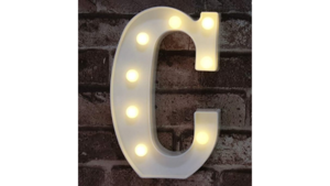 4' Marquee Letter "C"  rental Fort Collins-Loveland, CO