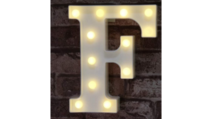 4' Marquee Letter "F"  rental Fort Collins-Loveland, CO