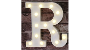4' Marquee Letter "R"  rental Fort Collins-Loveland, CO