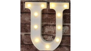 4' Marquee Letter "U"  rental Fort Collins-Loveland, CO