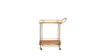 Brass and Wood Bar Cart rental in Lafayette, LA