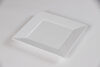 White Square Dinner Plate 10" rental in Austin, TX