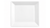 White Square Dinner Plate 10" rental in Austin, TX