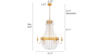 Vintage Empire Candelabra Chandelier rental in Lafayette, LA