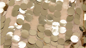 Payette Sequin - Champagne - 13 x 120 (Runner) rental San Antonio, TX