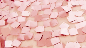 Dazzle Square Sequin - Blush Rose - 90x156 rental in San Antonio, TX