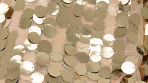 Payette Sequin - Champagne - 18 x 120 (Runner) rental San Antonio, TX