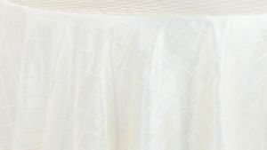 Pintuck - Ivory - 132 Rnd rental San Antonio, TX