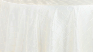 Pintuck - Ivory - 96 Rnd rental San Antonio, TX