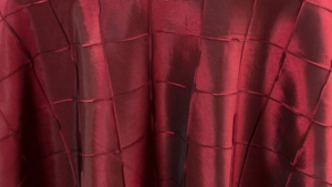 Pintuck - Burgundy - 96 Rnd rental San Antonio, TX