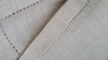 Avena Hemstitch - Natural - Napkin rental in San Antonio, TX