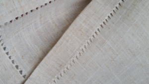 Avena Hemstitch - Natural - 90x132 rental San Antonio, TX
