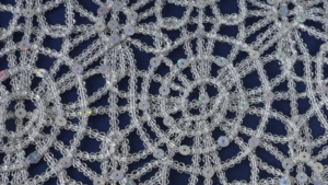 Crystal Sequin - Crystal/White - 8 x 108 (Sash) rental San Antonio, TX