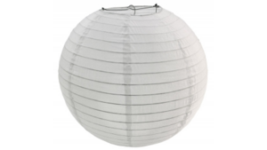 Chinese Lantern - Round - 12" - WHITE rental San Antonio, TX