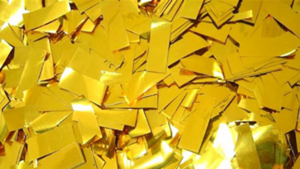 Confetti Per Pound - Single METALLIC Color: Gold rental San Antonio, TX