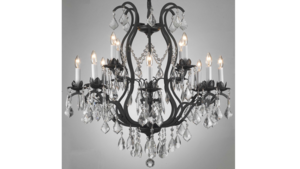 Chandelier - Wrought Iron w/ Crystal Accents - ... rental San Antonio, TX