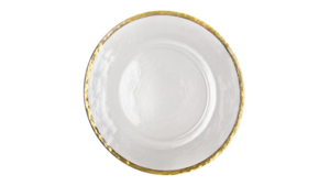 Charger - Glass with Gold Rim 13" - Includes Pl... rental San Antonio, TX