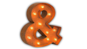 Marquee Letter - & - 3ft- Rustic rental San Antonio, TX