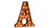 Marquee Letter - A - 3ft - Rustic rental in San Antonio, TX