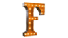 Marquee Letter - F - 3ft- Rustic rental in San Antonio, TX