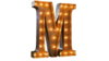 Marquee Letter - M - 3ft- Rustic rental in San Antonio, TX
